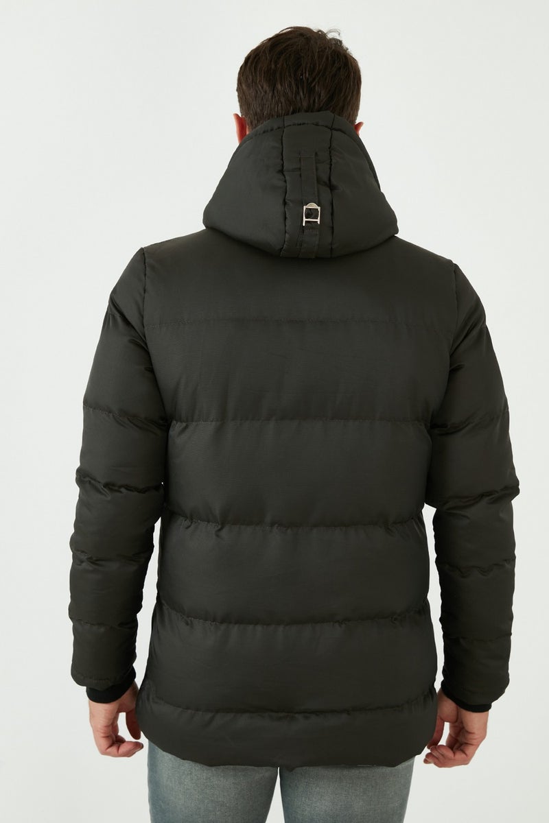 Buratti Hooded Water and Wind Resistant Cold Proof Slim Fit Coat Men'S COAT 5717101  - Image 5