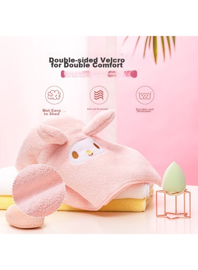 Miniso My Melody Coral Fleece Soft Absorbent Towel, Low Shedding, For Home Use, Face Washing And Bathing, 80x30cm - Image 4