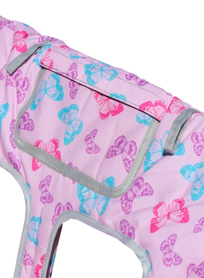 Gowraps 2-in-1 Shopping Cart and High Chair Cover-Grocery Cart Cover for Babies Toddlers Infants Resturant Highchair Cover-Padded Folds to Portable Pouch for Baby Boy Girl (Butterfly) - Image 4