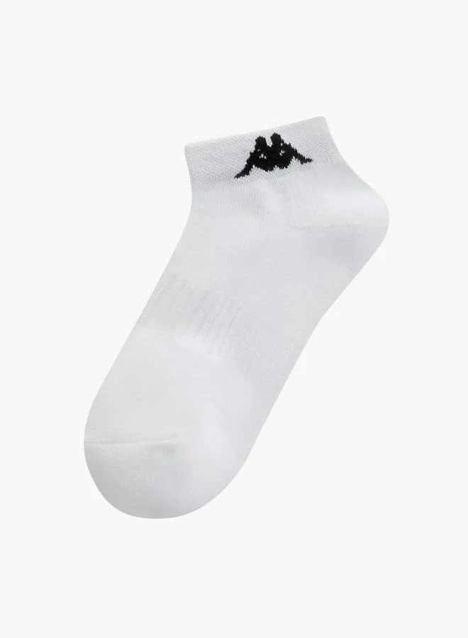 Kappa Set of 3 - Kappa Logo Print Ankle Length Socks with Antibacterial Protection