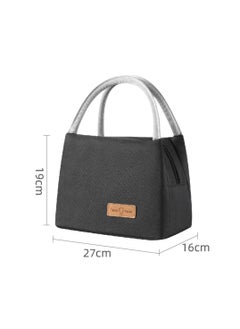 Tasty Food Insulated Lunch Bag for Men, Women & Kids – Reusable Waterproof Thermal Lunch Box with Handle for Office, Work, School, Car, Travel & Picnic – Large Capacity – Multi-color  - Image 3