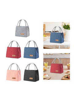 Tasty Food Insulated Lunch Bag for Men, Women & Kids – Reusable Waterproof Thermal Lunch Box with Handle for Office, Work, School, Car, Travel & Picnic – Large Capacity – Multi-color  - Image 5