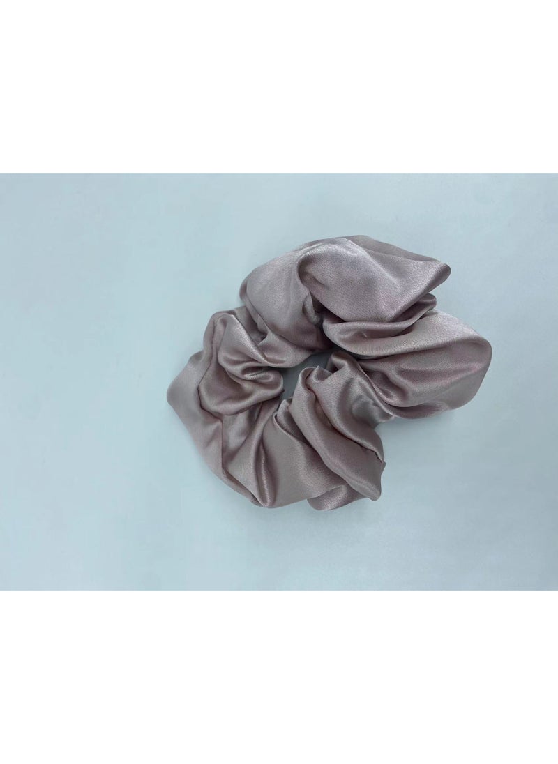 Generic Silk Hair Ties Handmade Scrunchies for Women 5cm lotus root starch 