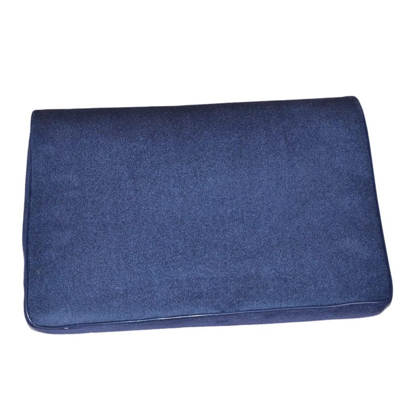 KUDIZE Cervical Pillow spondylosis Neck and Back Pain Support Stress Universal Senior Citizen Men & Women (Blue) - Image 3