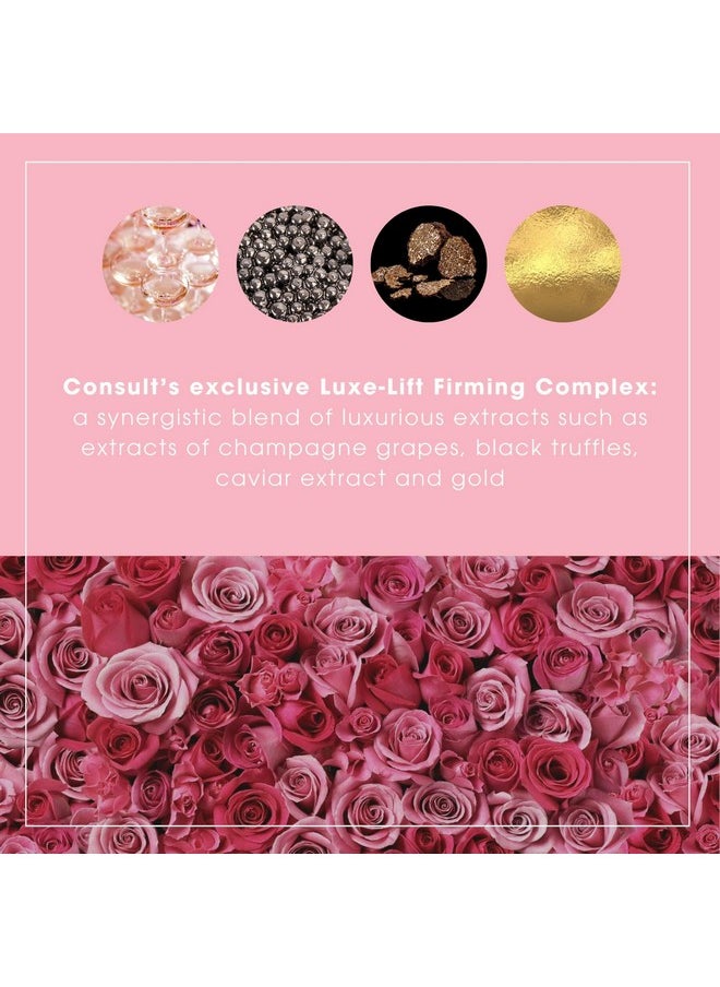 Consult Beaute - - Champagne Lift Face Firming Treatment Disc - Firming And Exfoliating Pads - Rejuvenate Sagging Skin - Pre-Soaked Wipes - Disposable Wipes - Peptides - Grape Seed Extract - 60 Count - Image 1