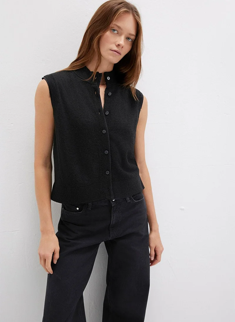 MAVI Wool Mix Black Sweater