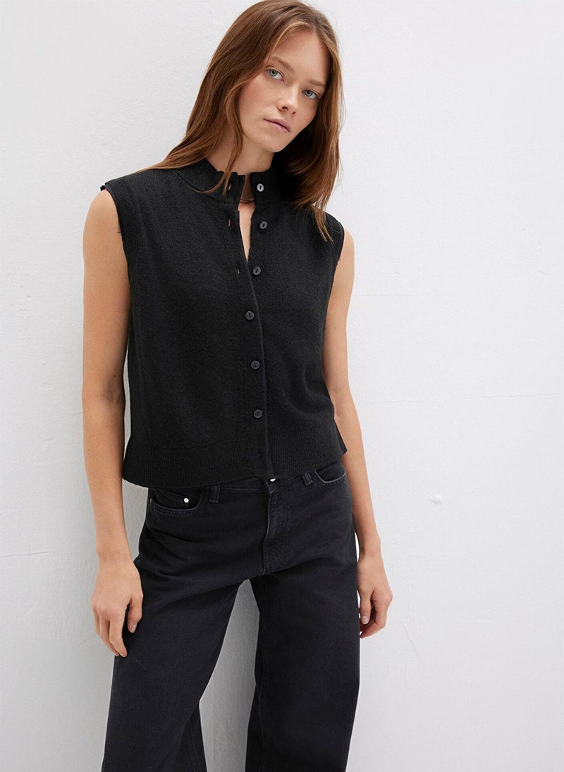 MAVI Wool Mix Black Sweater - Image 1