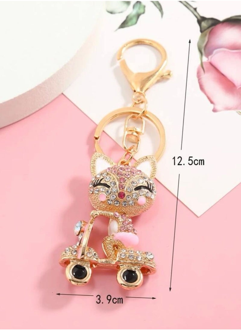 Gold & Pink Doll Cubic Zircon Keychain - pzsku/ZA293FCE340067B016465Z/45/_/1675852727/80bee0c3-5e0c-4037-aee2-ec8b41f60ba5