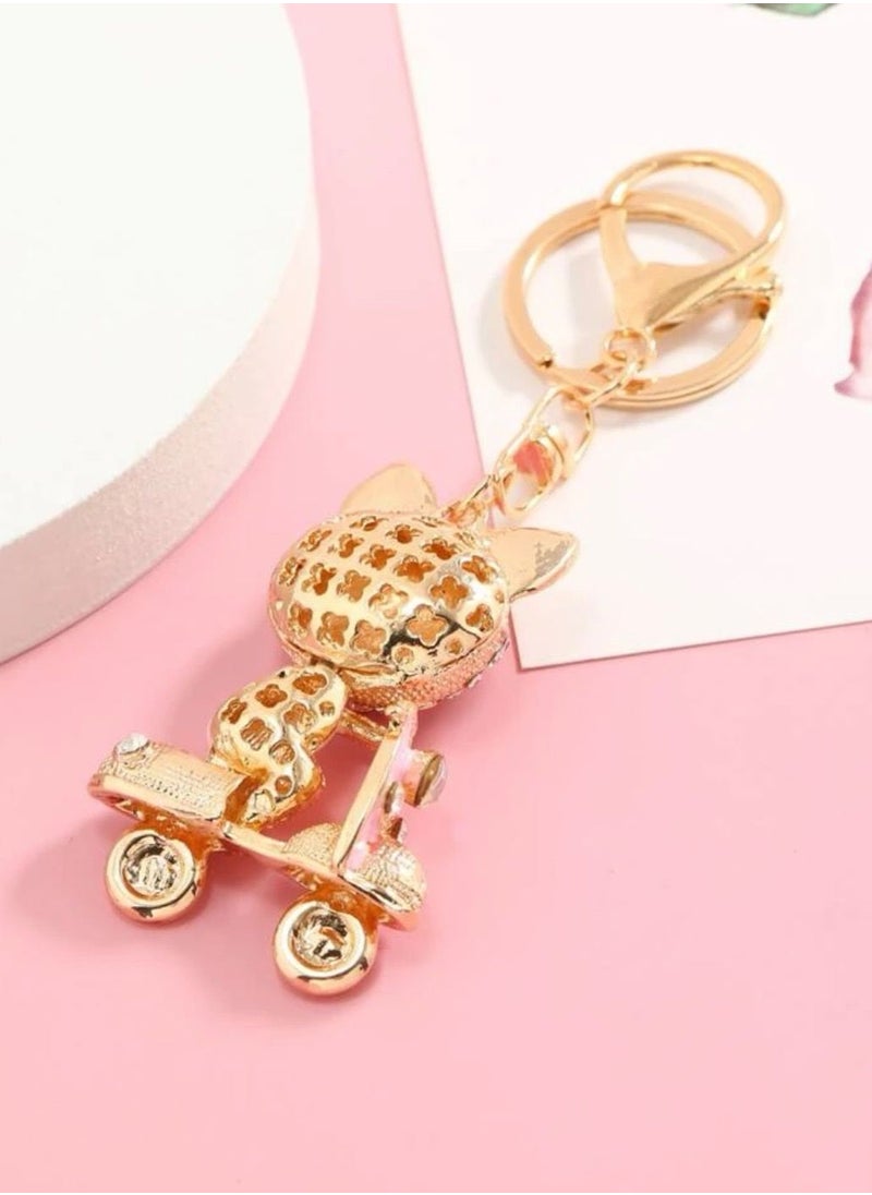 Gold & Pink Doll Cubic Zircon Keychain - pzsku/ZA293FCE340067B016465Z/45/_/1675852727/afceb050-1c70-41f0-811c-e28542d0f515