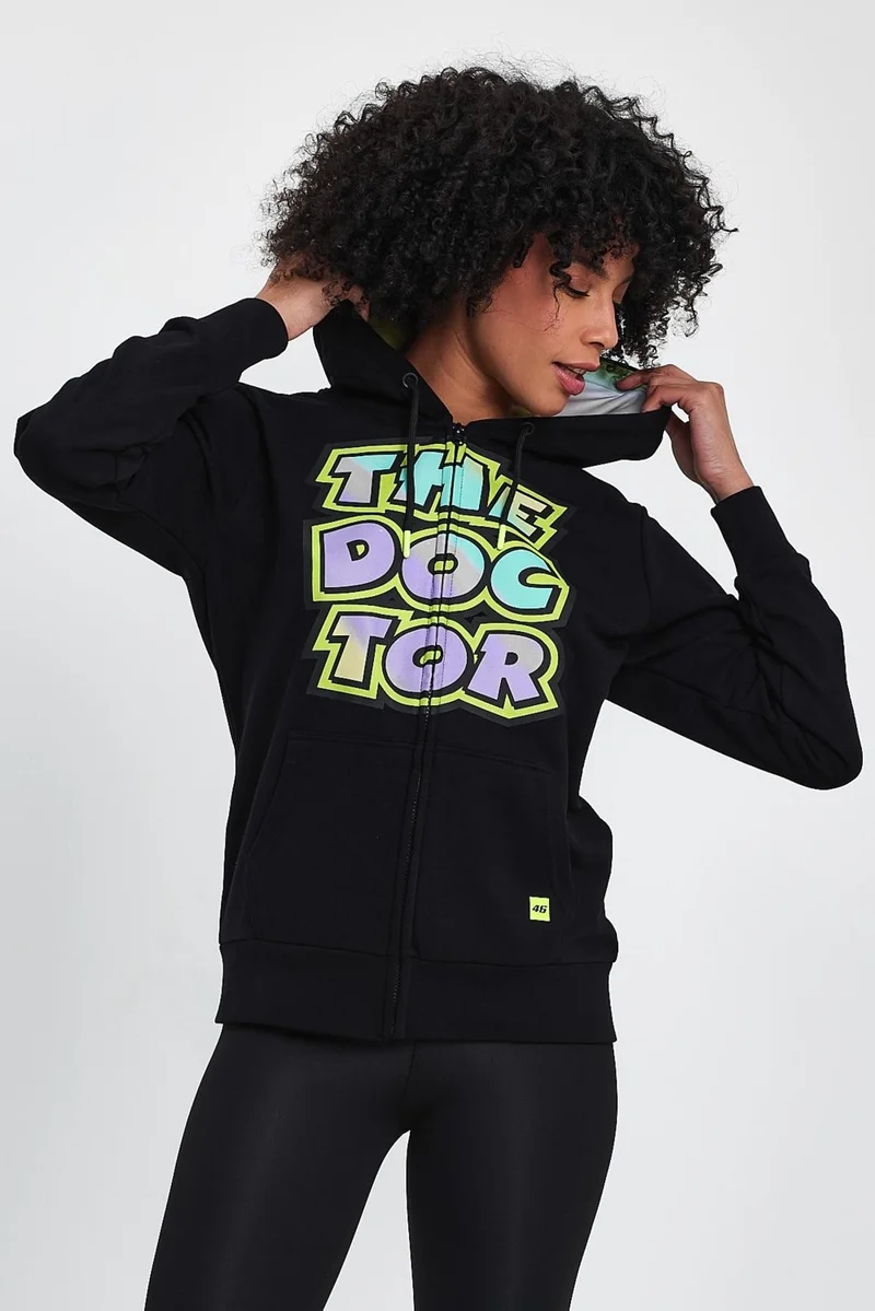 الكسندر جاردي Patterned Hooded Zippered Sweatshirt (42029)