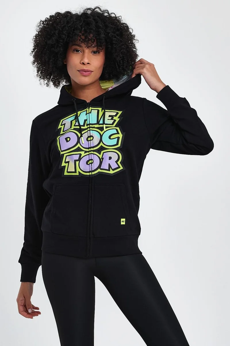 الكسندر جاردي Patterned Hooded Zippered Sweatshirt (42029)