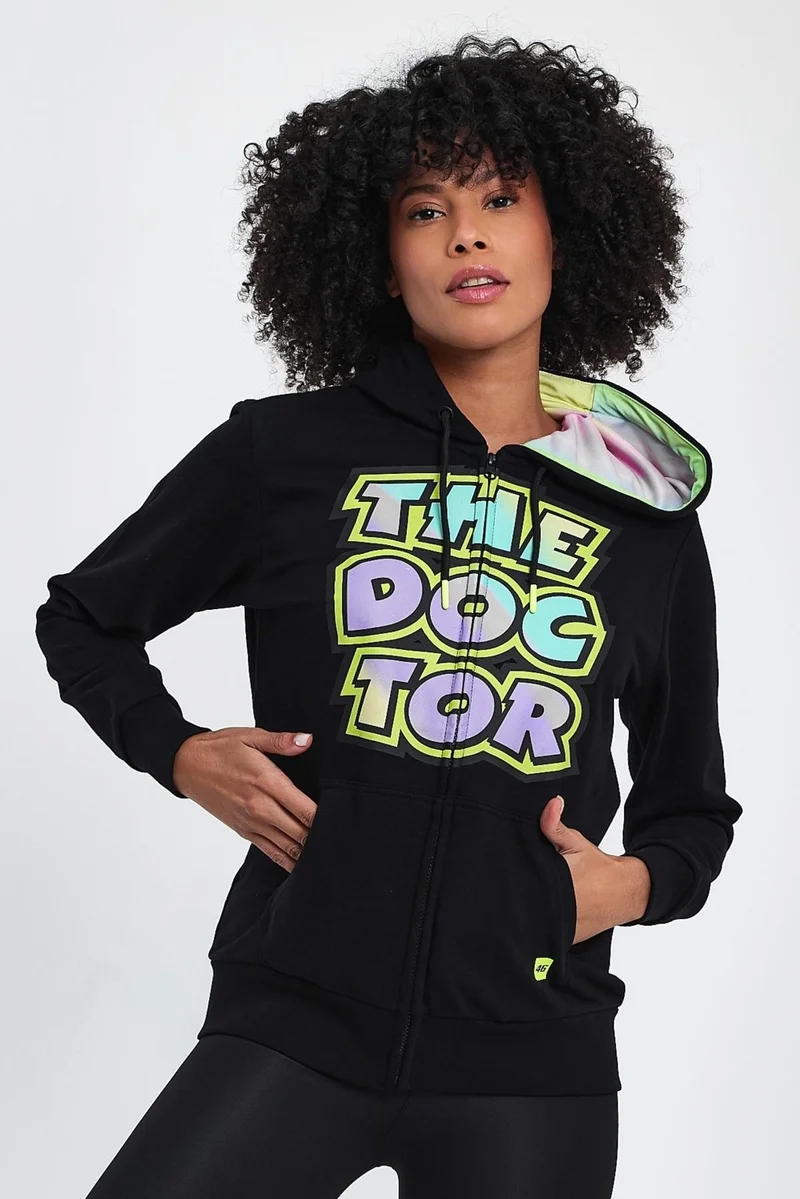 الكسندر جاردي Patterned Hooded Zippered Sweatshirt (42029)
