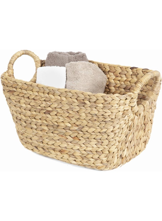 COMPACTOR Caracas Water Hyacinth Storage Basket Natural Brown Large RAN6823 - Image 2