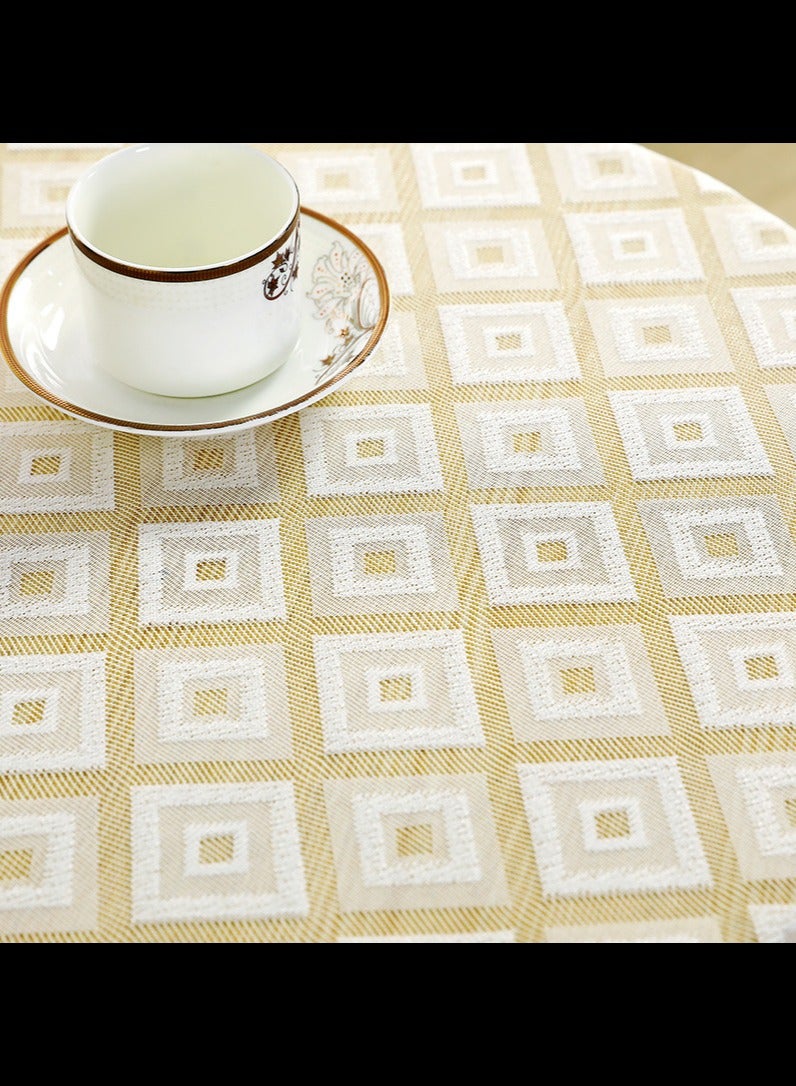 Lace Tablecloth,Tablecloth, Beige (90 x 90cm)  - Image 4