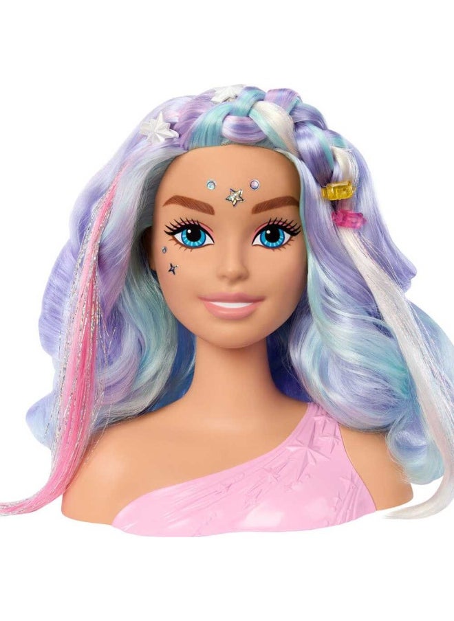 Barbie - Fairytale Styling Head Doll With Pastel Hair & Accessories - Image 1