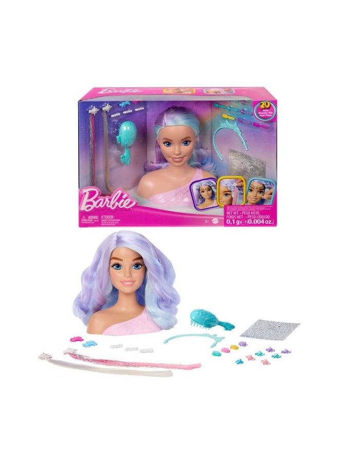 Barbie - Fairytale Styling Head Doll With Pastel Hair & Accessories - Image 1