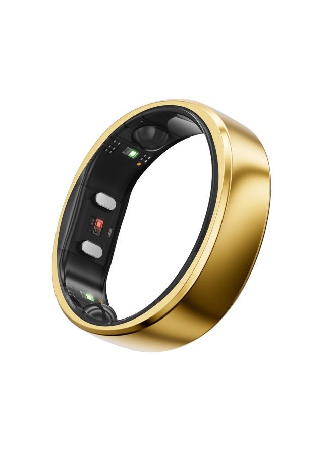 RingConn Gen 2, World's First Smart Ring with Sleep Apnea Monitoring, No APP Subscription, 12-Day Battery Life, Stress/Heart Rate/Women's Health Tracker, Android & iOS Compatible (Gold, Size 6) - Image 1