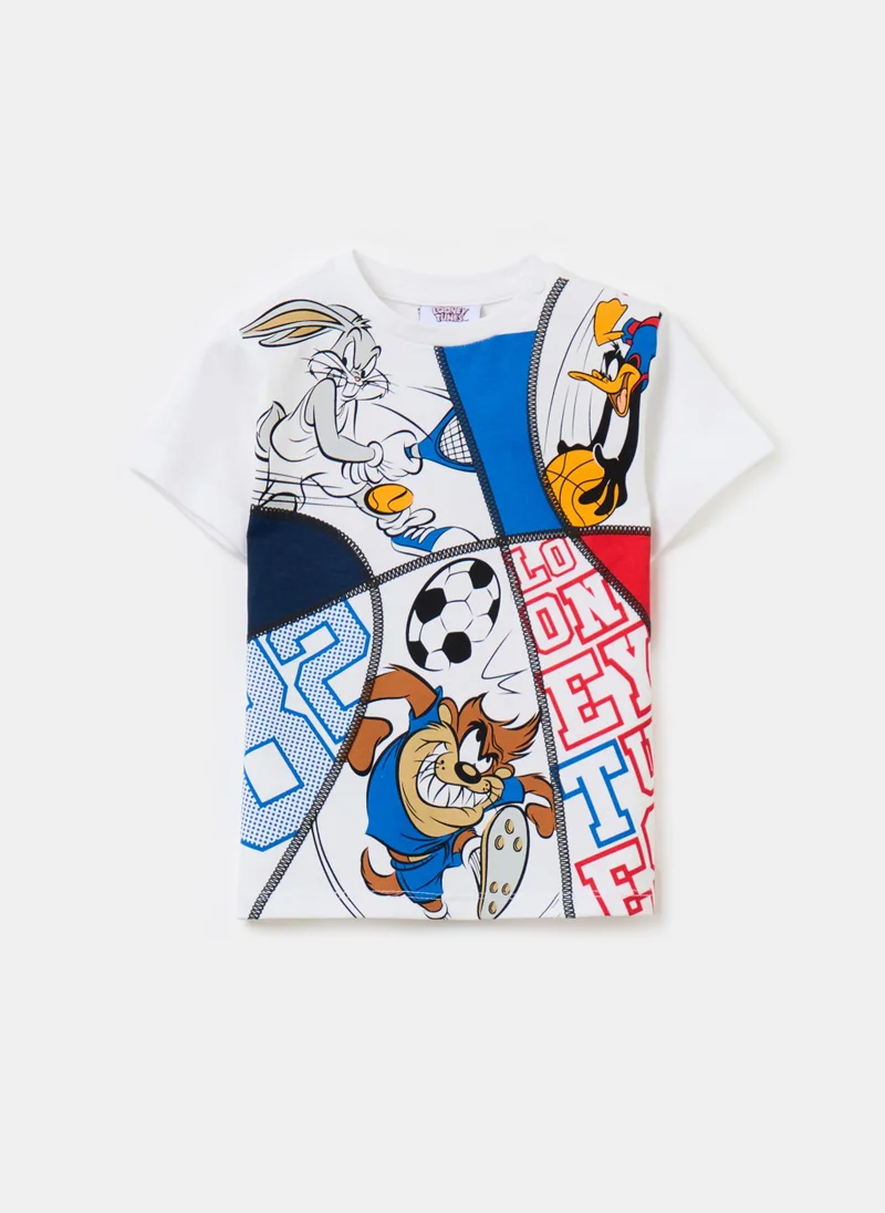 او في اس T-shirt with Taz, Bugs Bunny and Daffy Duck print