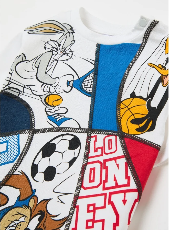 او في اس T-shirt with Taz, Bugs Bunny and Daffy Duck print