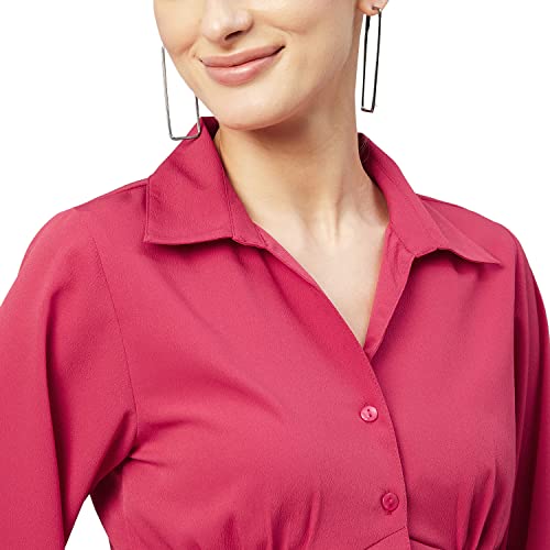 Rare Women's Regular Blouse (EP7503_Red S) - Image 5