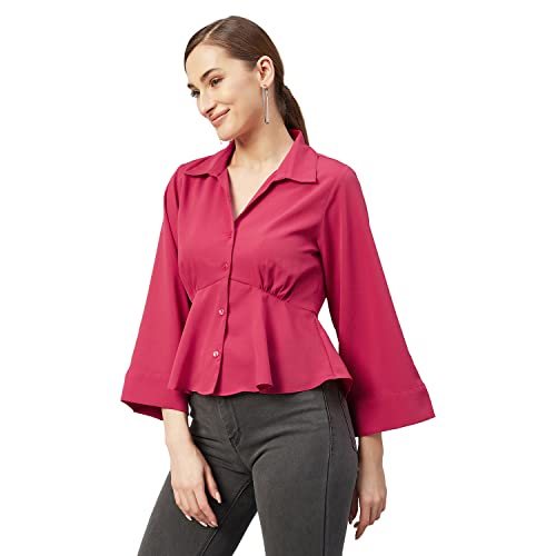 Rare Women's Regular Blouse (EP7503_Red S) - Image 2