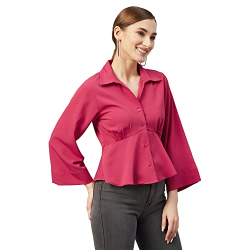 Rare Women's Regular Blouse (EP7503_Red S) - Image 3