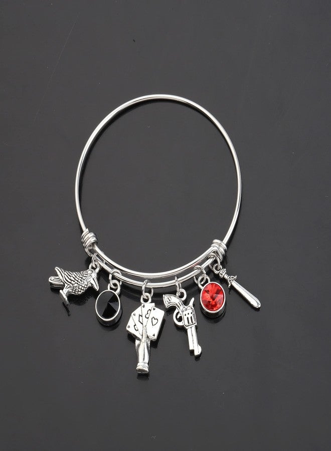 FAADBUK Six of Crows Inspired Bracelet Shadow and Bone Gift Crow Club Gift for Kaz Inez and Jasper Fans (Crow Bracelet) - Image 4