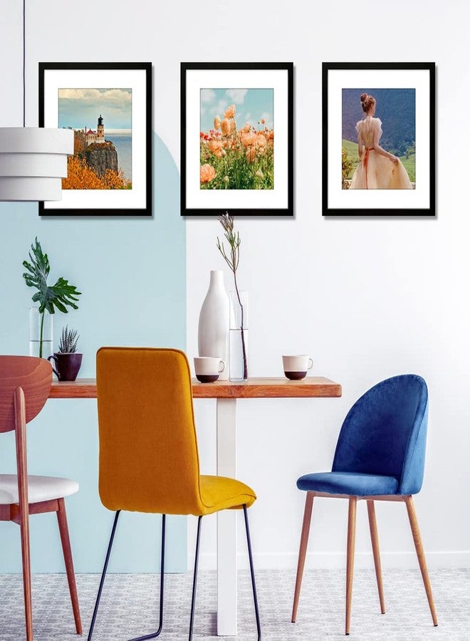 VNVNK 16x16 Frame Black, Perfect for 16x16 Inch Photo Frame without Mat or 12x12 Inch Photo Frame with Mat, Home Wall Decor Picture Frame-1 PCS - Image 3