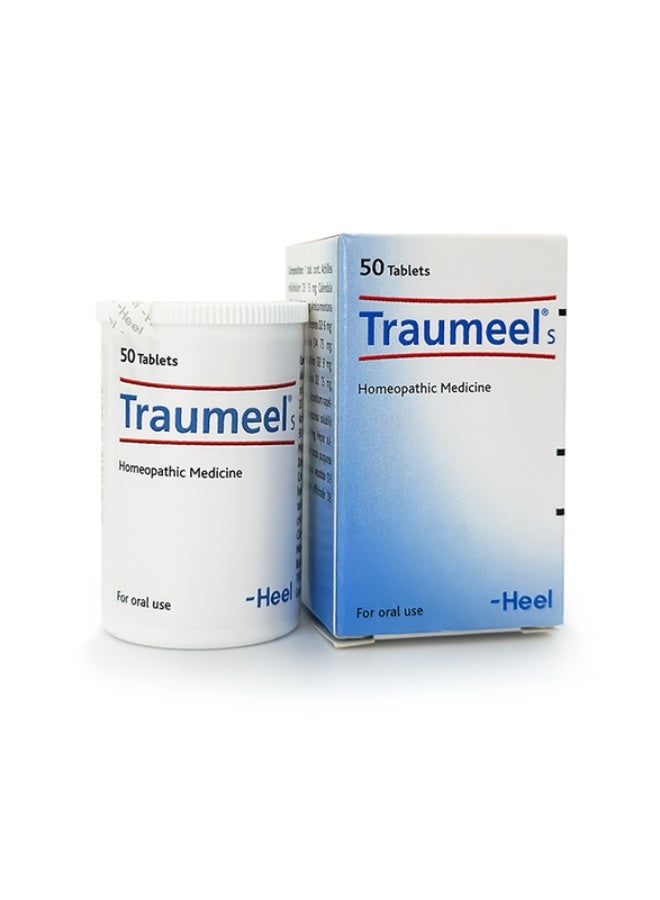 Heel Traumeel Tablets - Natural Relief for Joints, Muscles, and Recovery - 50 Tablets, 50g - Image 1