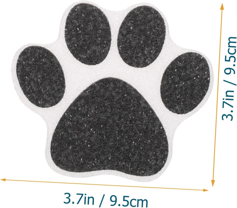 Homoyoyo 10pcs Non Slip Paw Print Bathtub Stickers Self Adhesive Floor Decals for Bathroom Shower Kitchen - Image 2