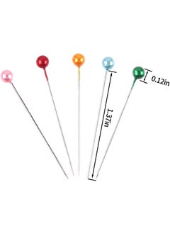 advancedestore advancedestore Pearl Head Bell Pins for Sewing Tailoring, Fashion Designing, DIY, Dressmaking, Patchwork, Florist, Decorating, Art and Craft (120pcs)  - Image 3