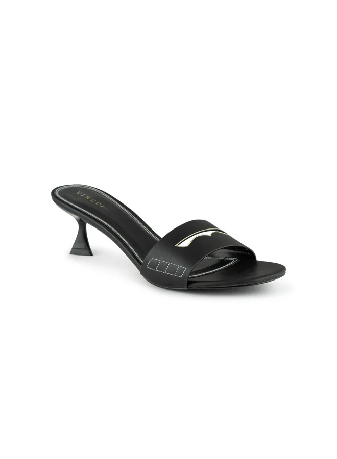 Vincci Women One Strap Mid Heel Sandals