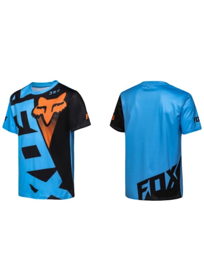 Fox Men's Outdoor Cycling Suit Off-road Road Mountain Bike Cycling Tops - Image 1