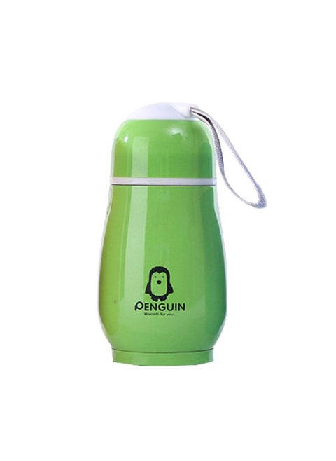 Penguin Shape Insulated Tumbler Green