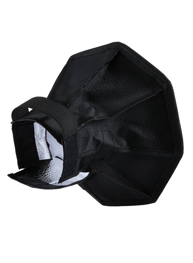 إسكدنيا مصباح فلاش سوفت بوكس مشتت لضوء قابل للطي أسود/ أبيض - Image 2