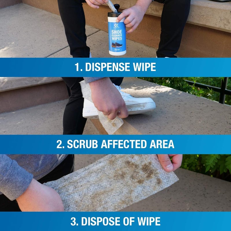CleanKicks Shoe Cleaner Shoe Wipes - Image 4