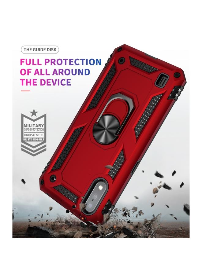 erorex Case For Galaxy A01 US Version Shockproof TPU + PC Protective Case with 360 Degree Rotating Holder - Image 2