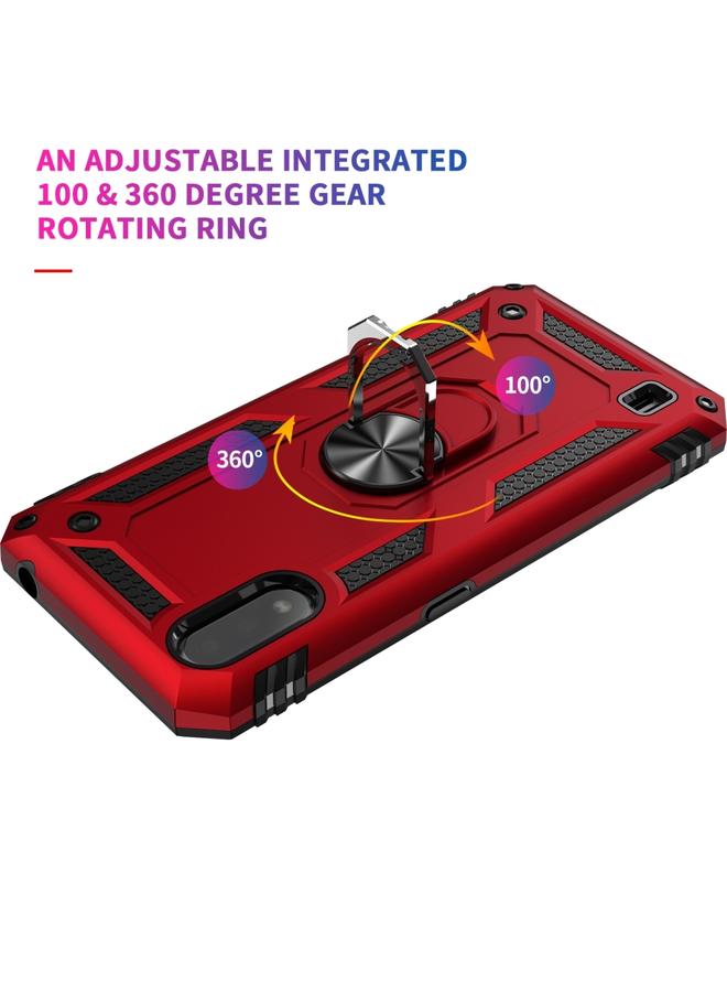 erorex Case For Galaxy A01 US Version Shockproof TPU + PC Protective Case with 360 Degree Rotating Holder - Image 3