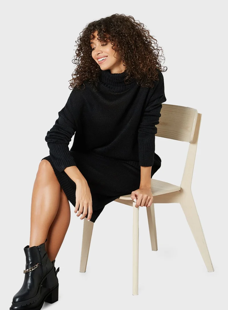 BRAVE SOUL Knitted Skirt Set