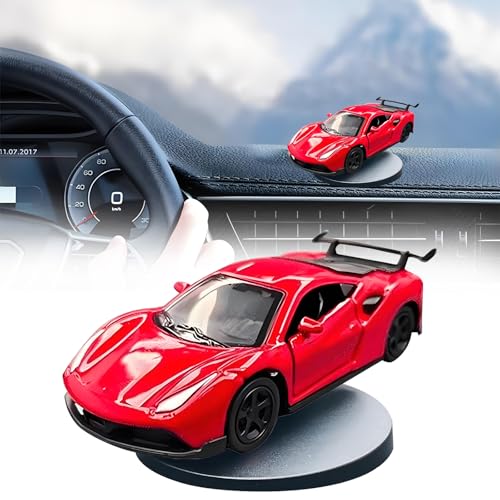 CartHome Drifting Car Dashboard, Car Model with Self Adhesive Stylish Car Dashboard Accessories for Home Decor Birthday Gift Ideal for Automotive Enthusiasts (Red) - Image 1