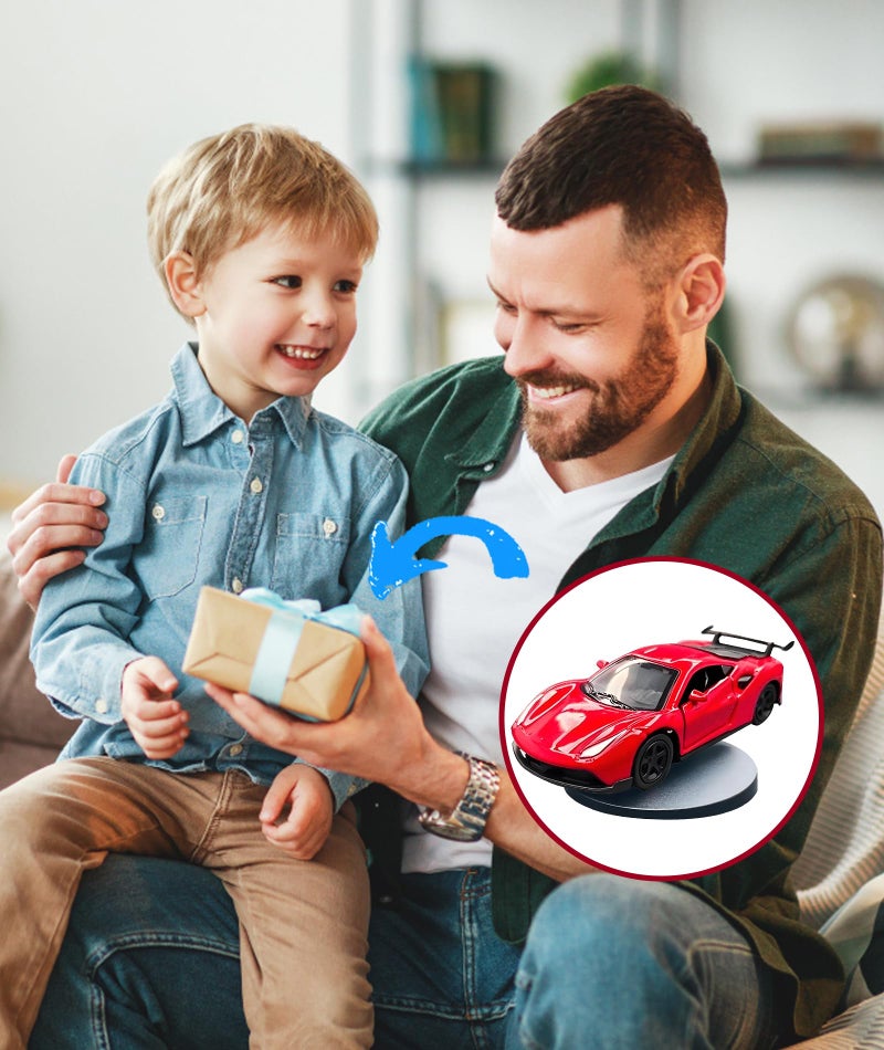 CartHome Drifting Car Dashboard, Car Model with Self Adhesive Stylish Car Dashboard Accessories for Home Decor Birthday Gift Ideal for Automotive Enthusiasts (Red) - Image 5