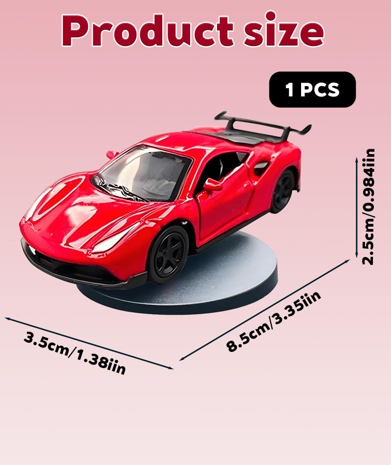 CartHome Drifting Car Dashboard, Car Model with Self Adhesive Stylish Car Dashboard Accessories for Home Decor Birthday Gift Ideal for Automotive Enthusiasts (Red) - Image 2