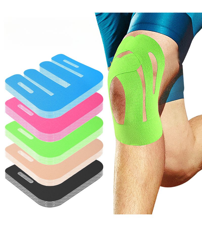 Precut Athletic Tape for Knees And Ankles 6 Rolls Black Suitable For Various Athletic Activities - Image 1