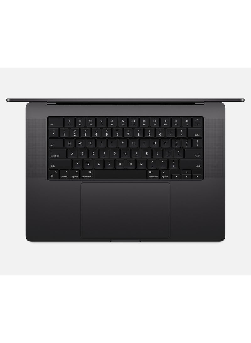 ابل  ماك بوك برو MX313 شاشة ريتينا سائلة XDR بحجم 16 إنش، شريحة M4 ماكس، معالج CPU 16 نواة، معالج GPU 40 نواة/ذاكرة RAM 48 جيجابايت/قرص SSD بسعة 1 تيرابايت/نظام macOS (نسخة دولية) - Image 2