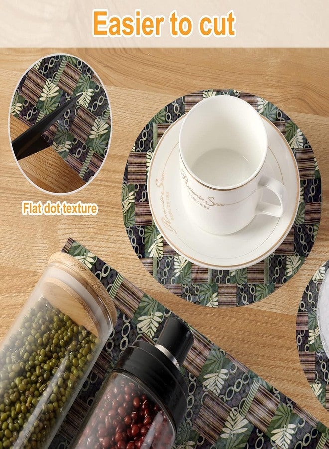 Vocal Store Kitchen Drawer/Cabinet Shelf Mat|PVC Material|Adjustable Size 10 Meter Roll, Green - MDOJ2-P054-10 - Image 4