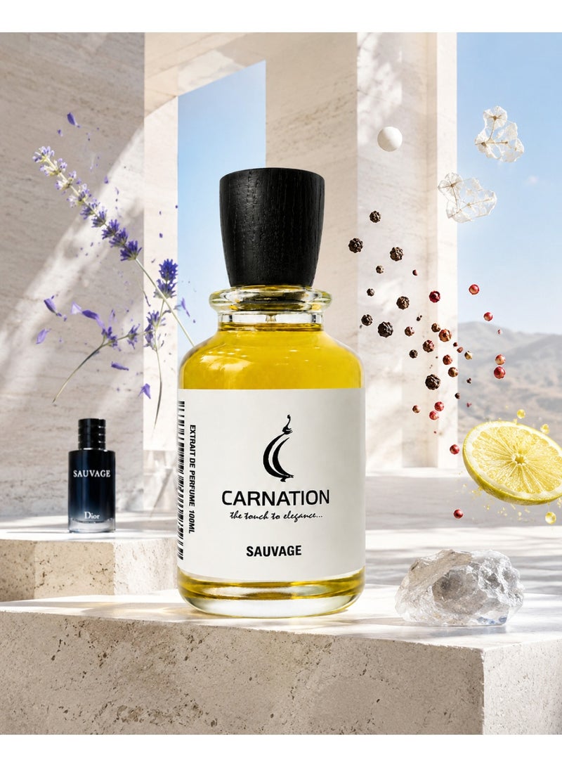 Carnation Fresh Spicy Aromatic Eau de Parfum for Men | Inspired by Dior Sauvage - Image 1