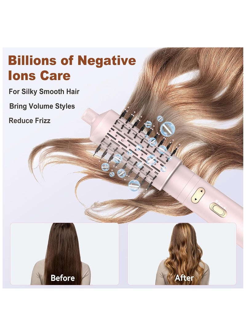 PANDA JOJO Hair Dryer Brush, 3 in 1 Rotating Hot Air Brush with Detachable Brush, 3 Heats and 2 Speeds Rotating Hair Dryer Spinning for Curl and Straight - Image 5