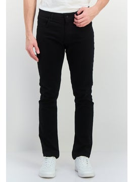 French Connection Men Solid Stretchable Chino Pants, Black  - Image 1