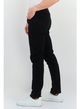 French Connection Men Solid Stretchable Chino Pants, Black  - Image 2