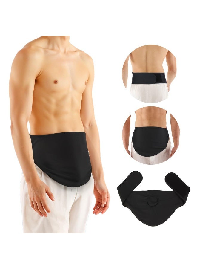 حزام فغرة للرجال والنساء | غطاء كيس فغرة مريح ومخفي مع جيب داخلي | مثالي للرياضة والأنشطة اليومية - Image 1